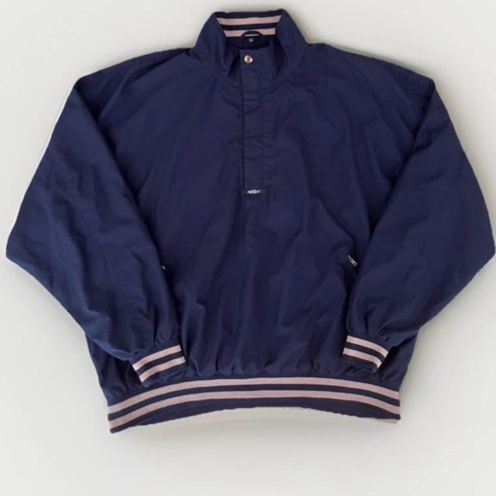 Men’s Vintage Aureus quarter-zip windbreaker, Retro Golf/ 90s Sportswear size XL